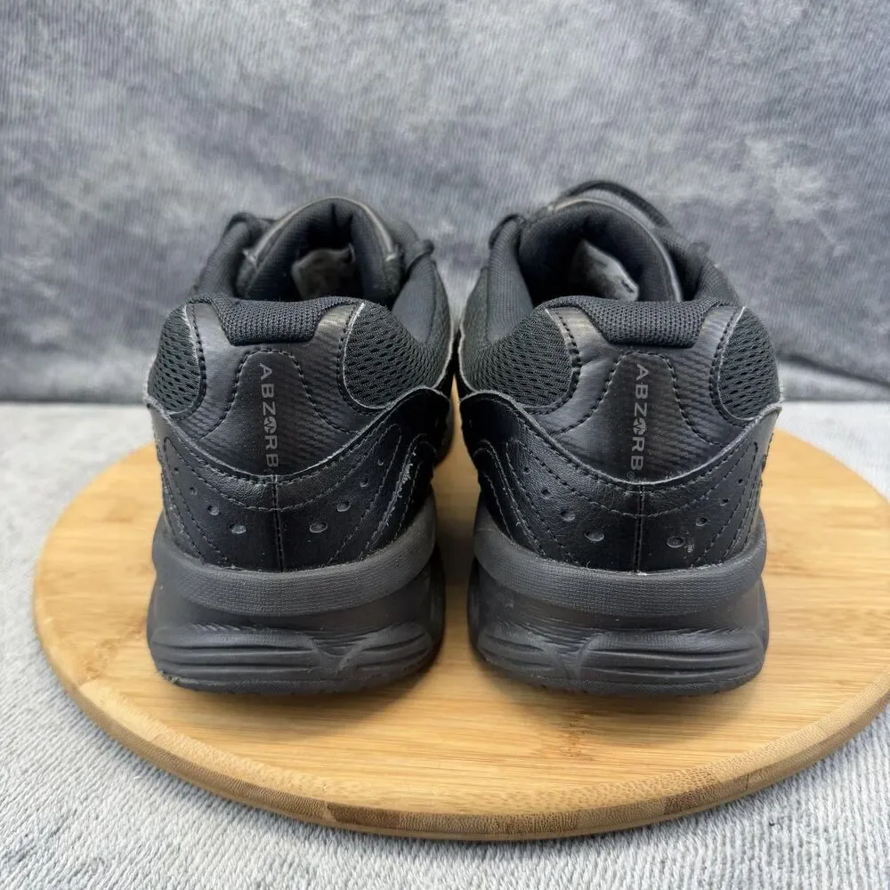 New Balance 519 Shoes Mens Size 10.5 Black Leather Athletic Sneakers MX519BK
